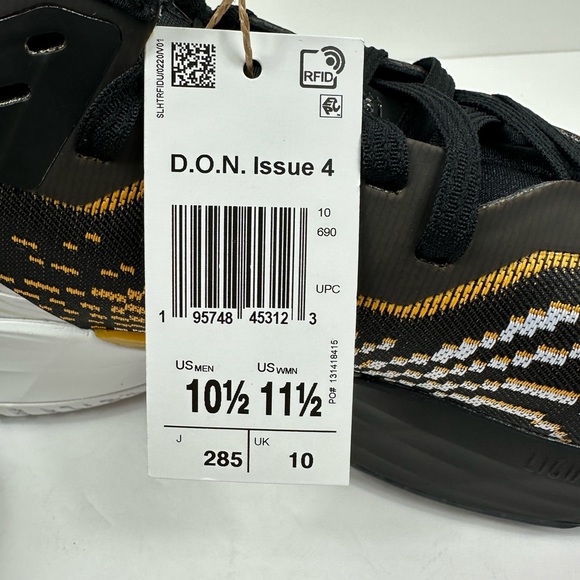 Men’s Rare Adidas DON Issue 4 Tiger US 10.5 Grambling State - Picture 10 of 10